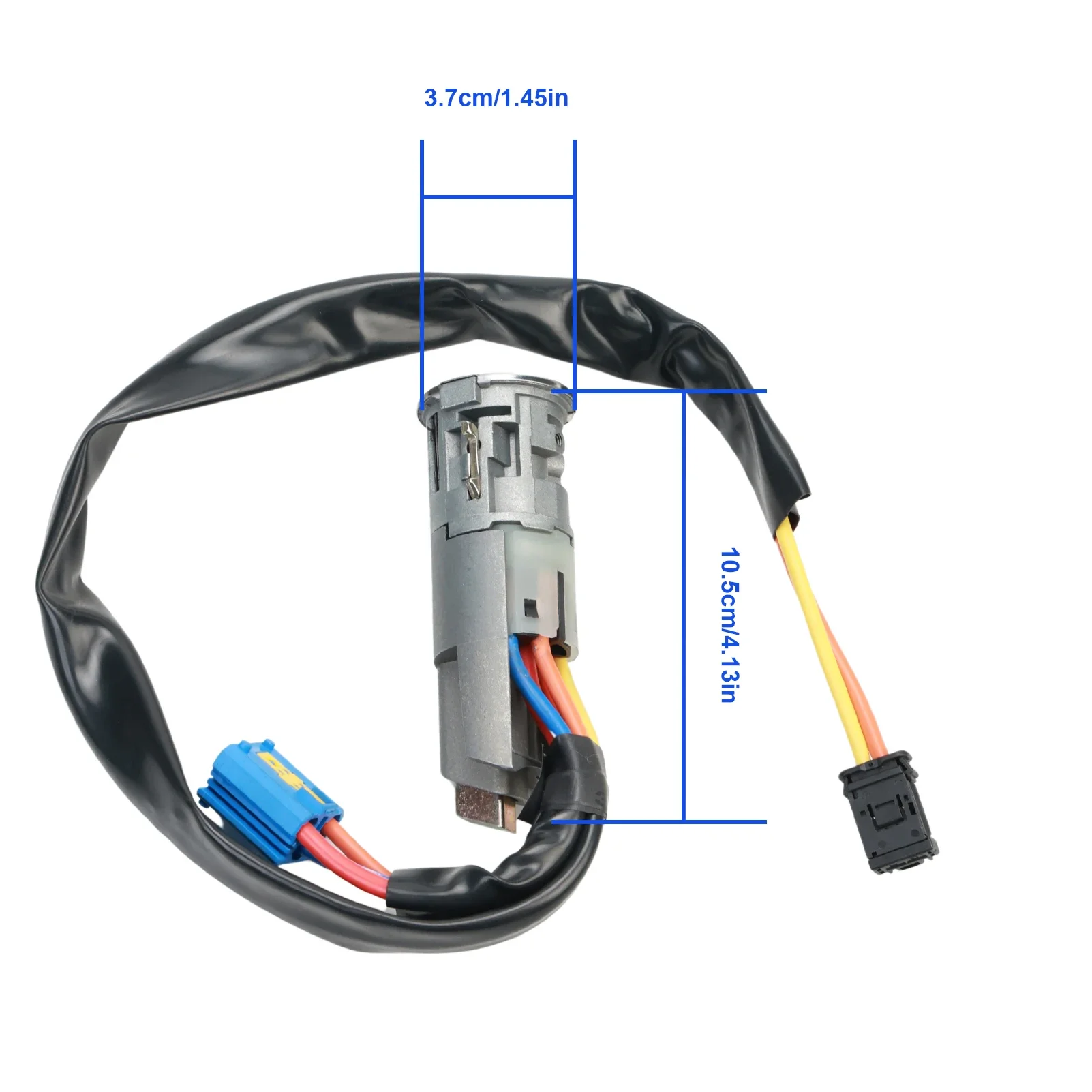 Set di 3 serrature + tappo carburante Neiman + 2 tasti compatibile con Peugeot 206 (dal 1998)