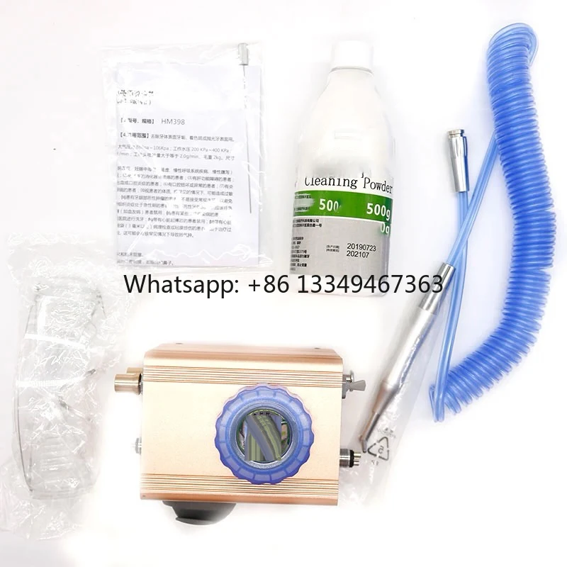 

wholesale Quality Assurance Teeth Cleaning Sandblasting Machine Air Water Polishing Oral Sandblasting Scaler in stock