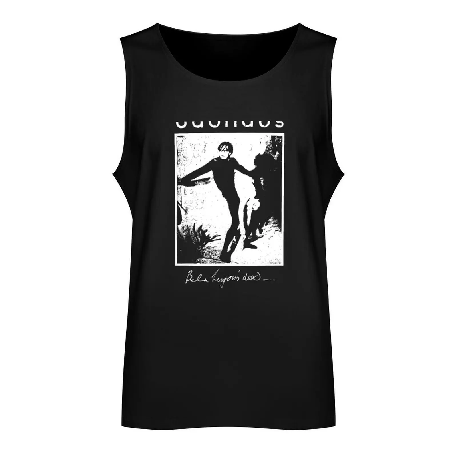 Bauhaus - Bela Lugosi's Dead - Caligari Tank Top T-shirts men Men's gym t-shirts