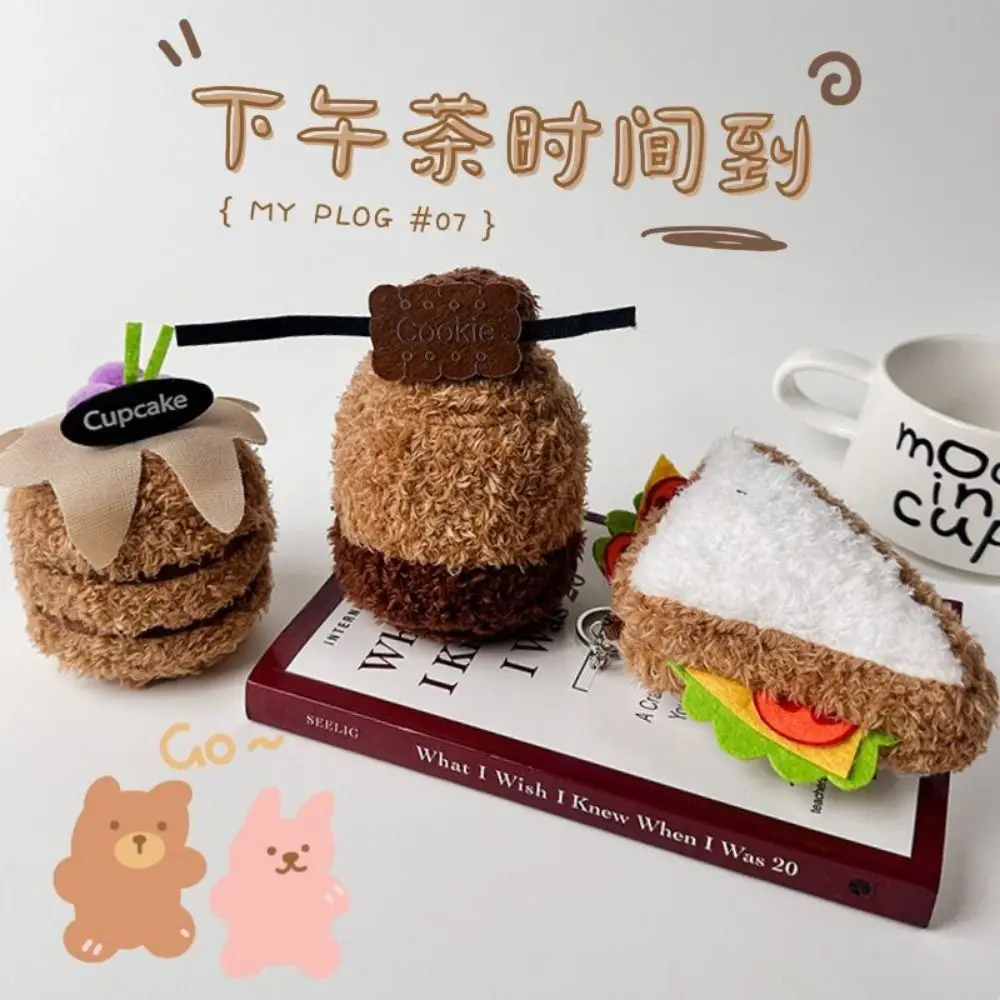 Creative Multicolor Afternoon Tea Cartoon Cake Sandwich Coffee Cheese Dessert Photo Props 10cm-13cm Gift view 2