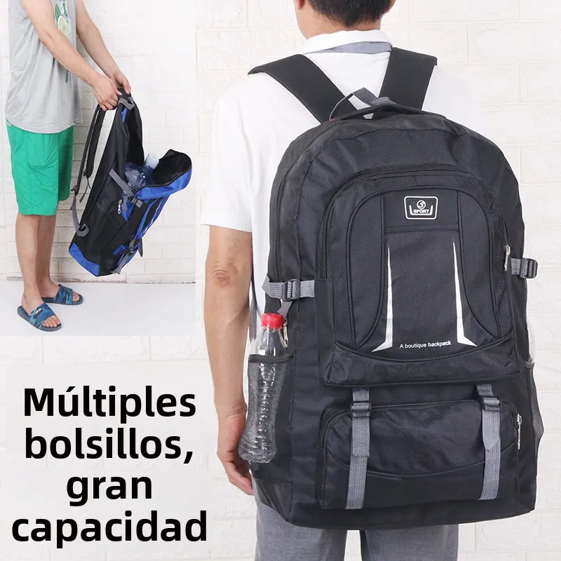 Nueva Mochila Deportiva de an Capacidad para Hombre, Multibolsillos, ra, para Viajes, Estudiantes, Sismo, Ropa