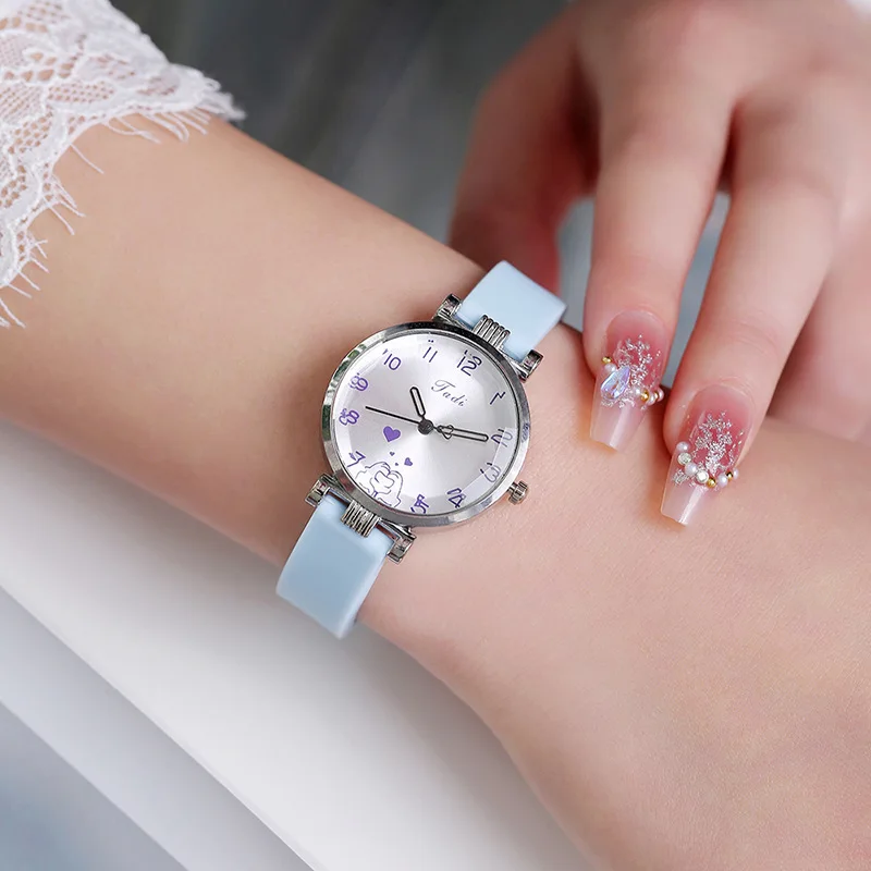 Digital Quartz Wristwatch Student Simple Silicone Mini Exam Ladies Watch For Daily School Use Lightweight Comfortable Girl Gifts view 3