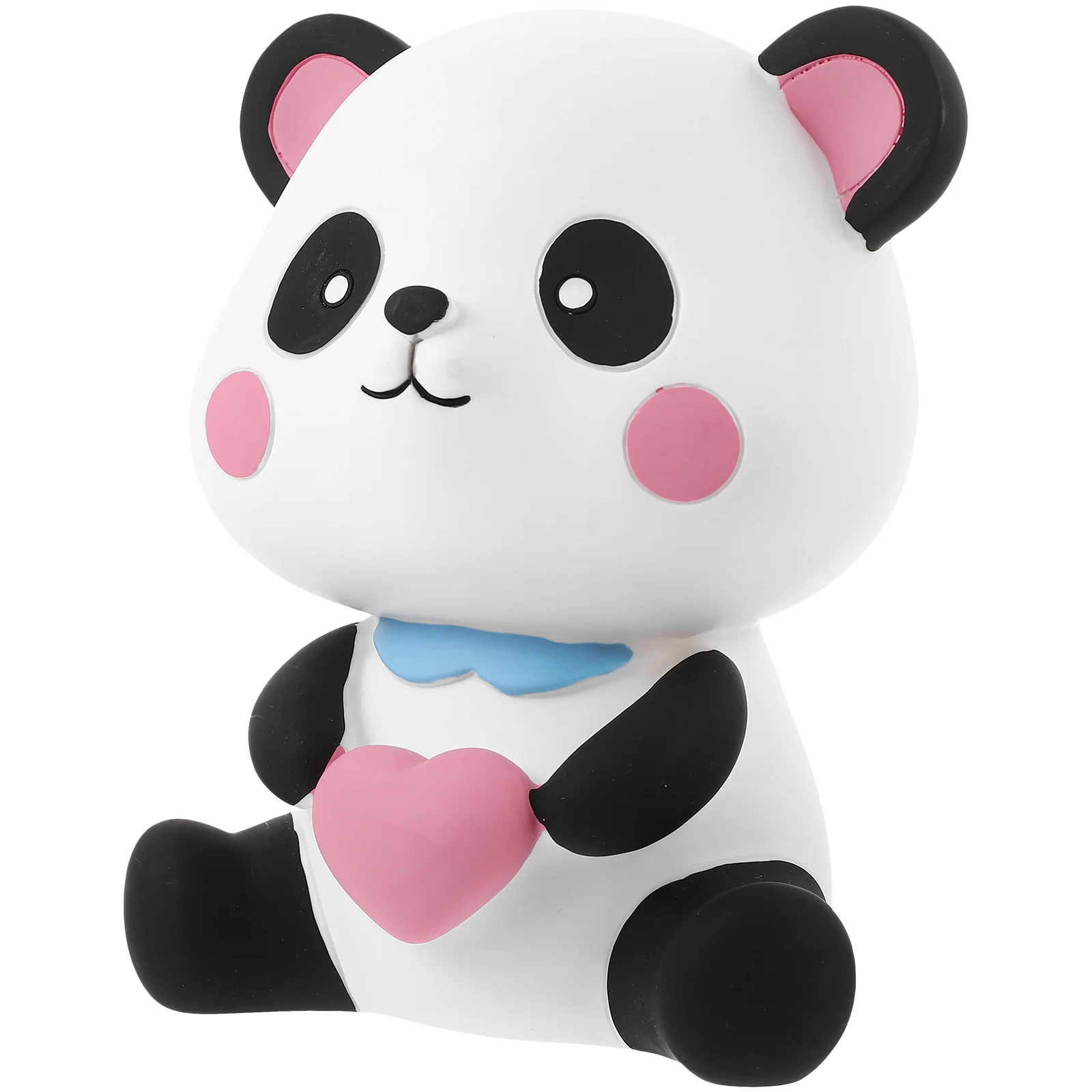 

Panda Piggy Bank Unbreakable Vinyl Cute Coin Saving Jar for Home Desktop Ornament Money Box Gift Decorative Container