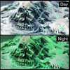 Luminous Fake Cobwebs with Spiders Halloween Glow in The Dark Spider Web Stretchy Spooky Webbing Cosplay Party Home Decor Props 3