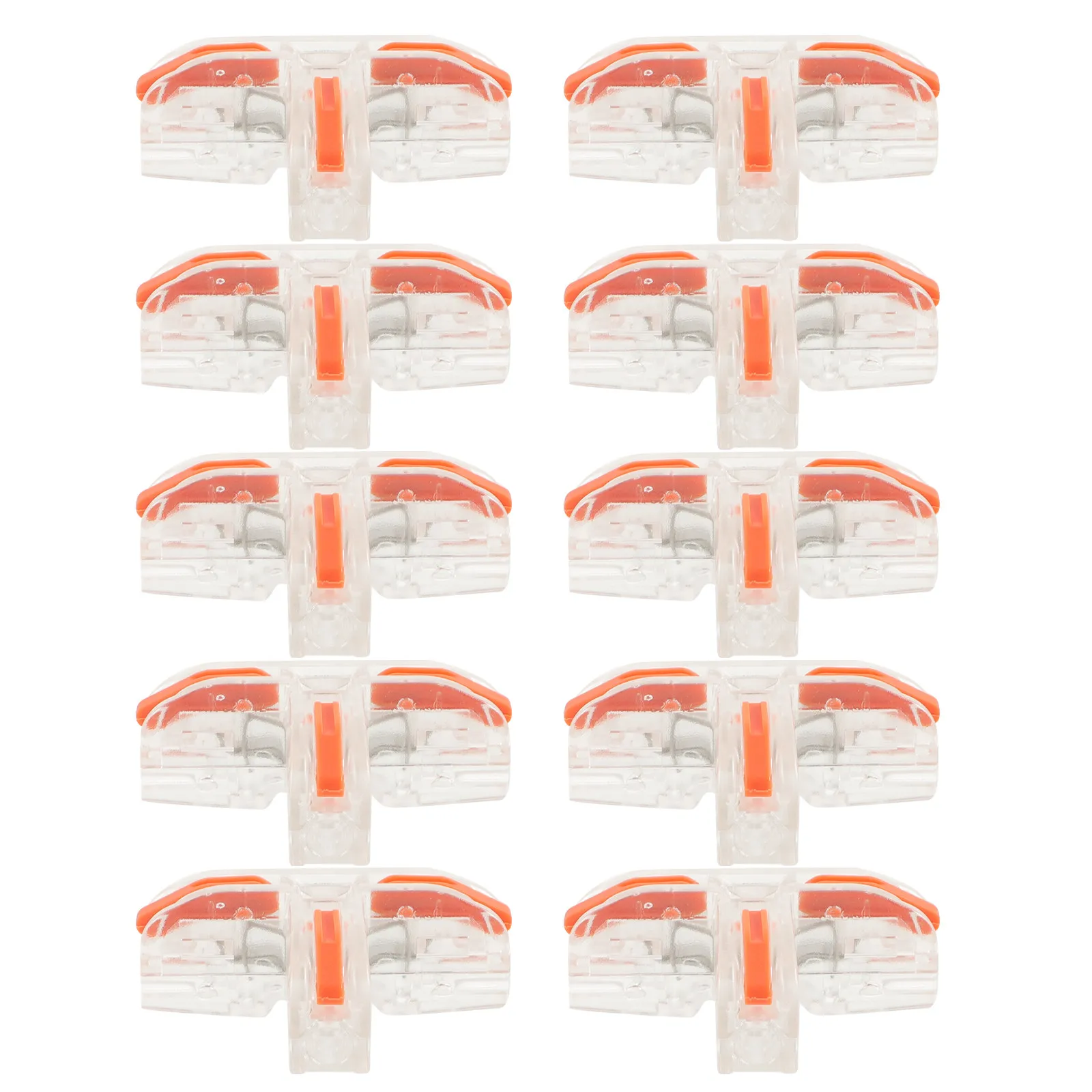 

10Pcs Premium Copper Nylon Insulated Terminal Connector Kit T-Type Wire Connectors for Power Cable Internal Wiring Electrical