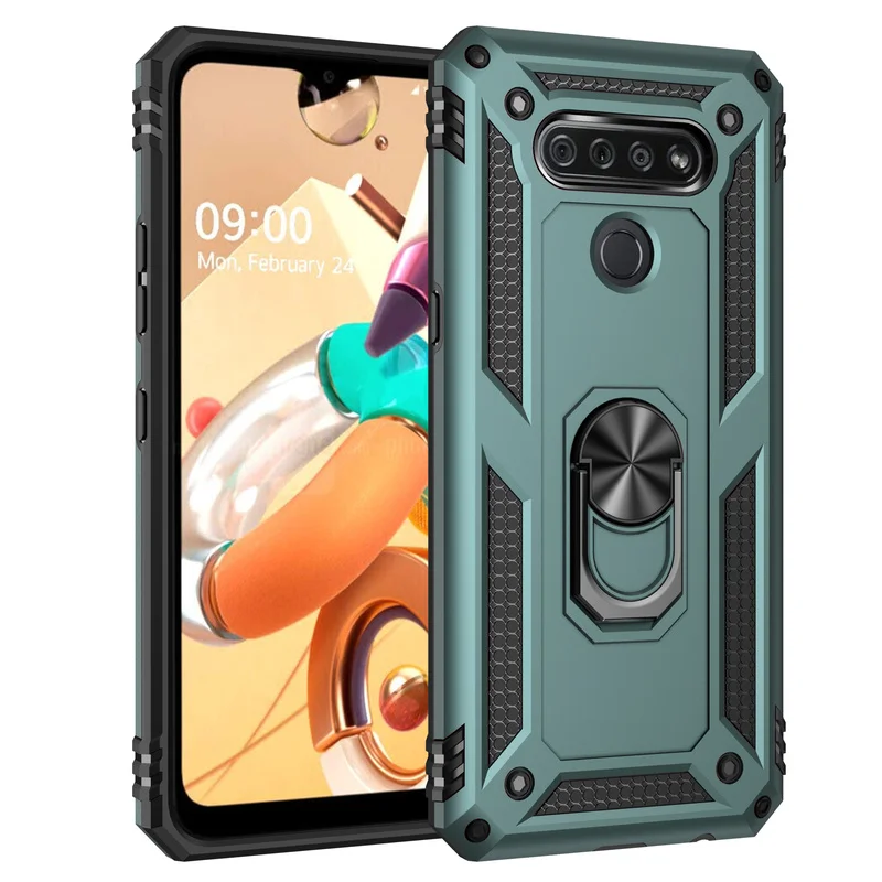 Shockproof Armor Case for LG K92 K53 K61 Q60 K50S K40S Cover Car Holder Magnetic Case LG K22 K51S K31 Q50 Stylo 7 Bumper