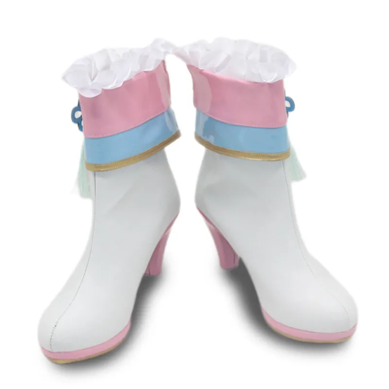 Game Anime Pretty Copano Rickey Custom Made Cosplay Shoes Boots Halloween Props