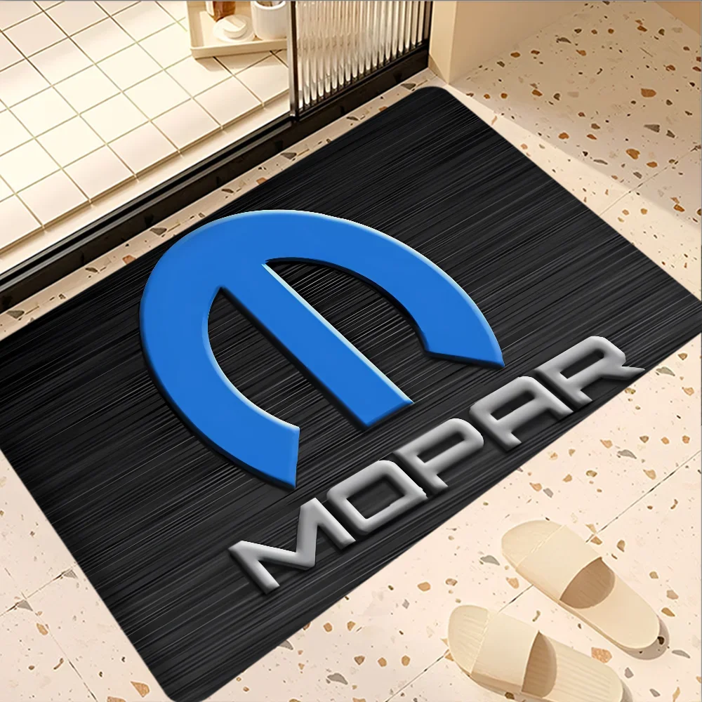 M-Mopar Tapete de porta de entrada lavável antiderrapante sala de estar sofá cadeiras tapete de cozinha Alfombra