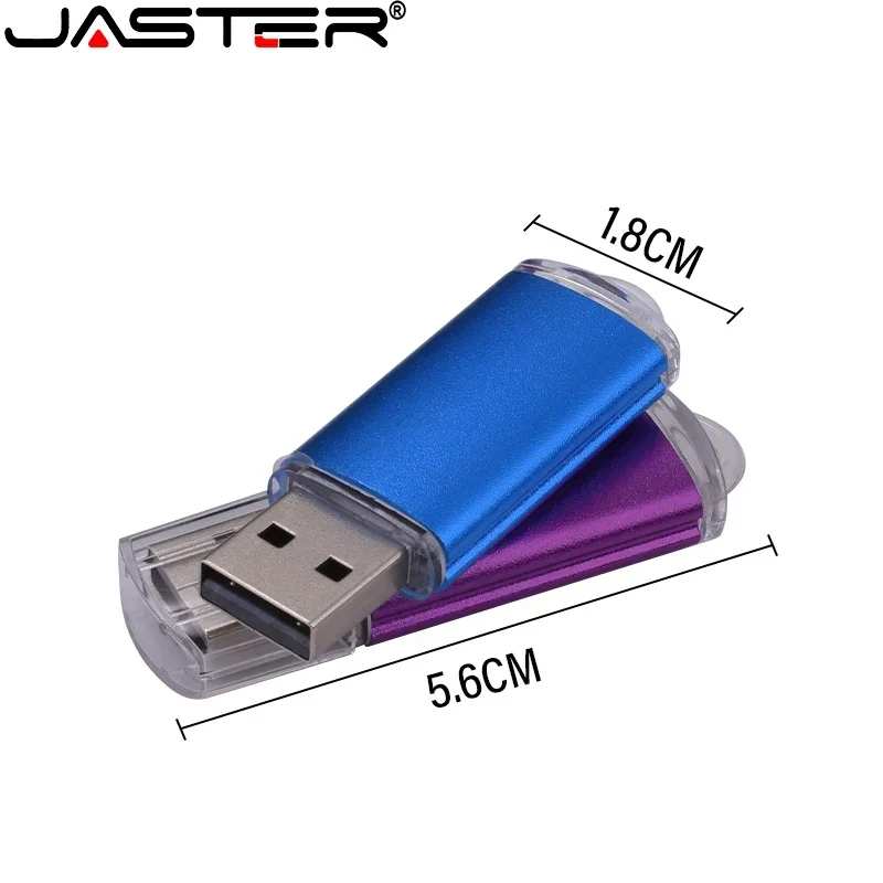 JASTER Mini Pen Drive USB Flash Drive 128 GB Pen Drive in metallo 64 GB Memory Stick ad alta velocità 32 GB Disco U in plastica 16 GB per laptop