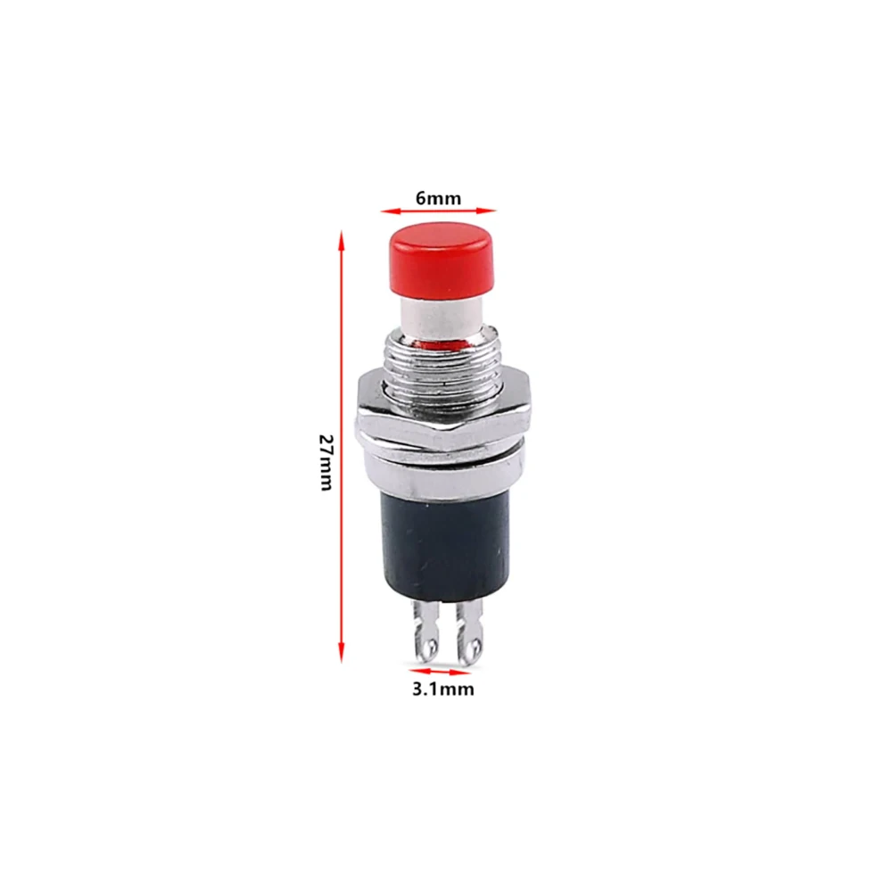 Switch Button Switch 125VAC 3A 250VAC 1A Spare Parts 2 Pin 3 X Accessories Push Replacement Contacts Momentary