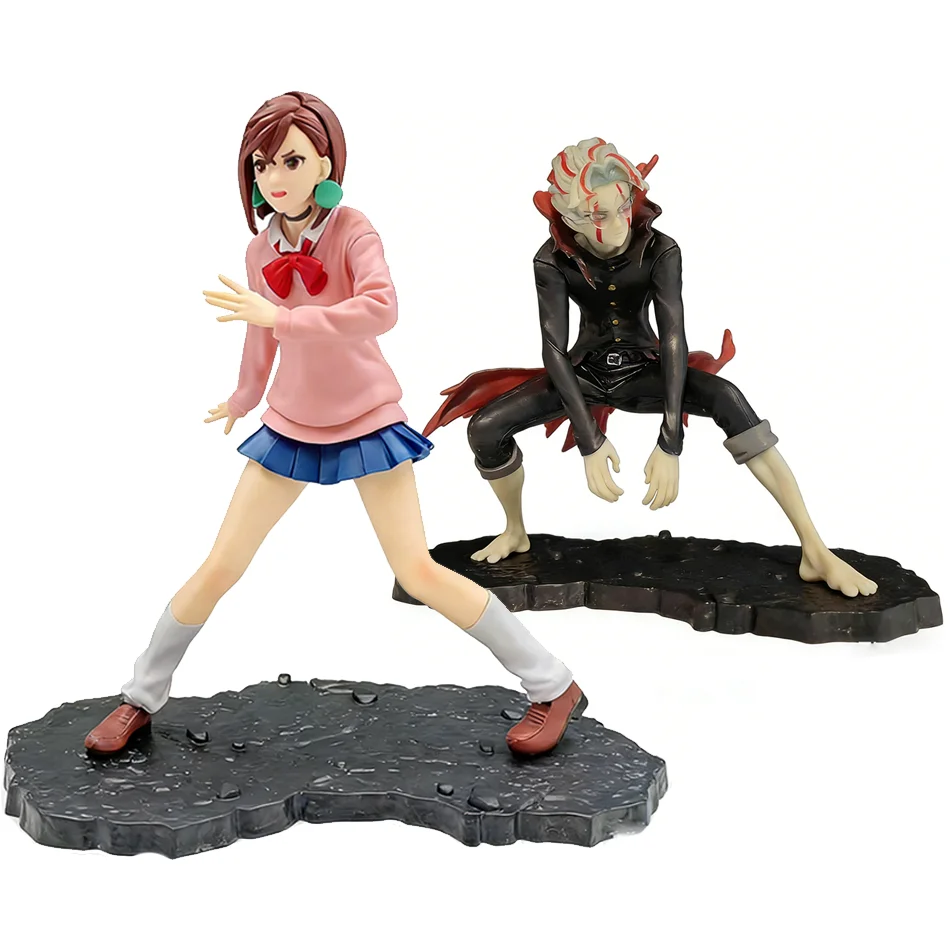 Anime Dandadan Takakura Ken Ayase Momo Staande Figuur Model Desktop Ornament Trendy Collectible Figure Ideale Gift Choice