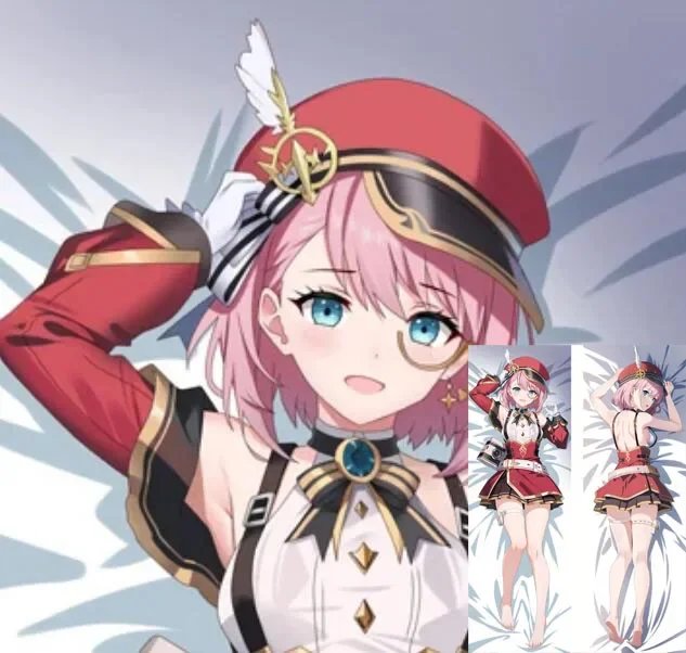 

Dakimakura Charlotte Genshin Impact Anime Body Pillow Cover Double-Sided Print Life Size Pillowcase Gifts