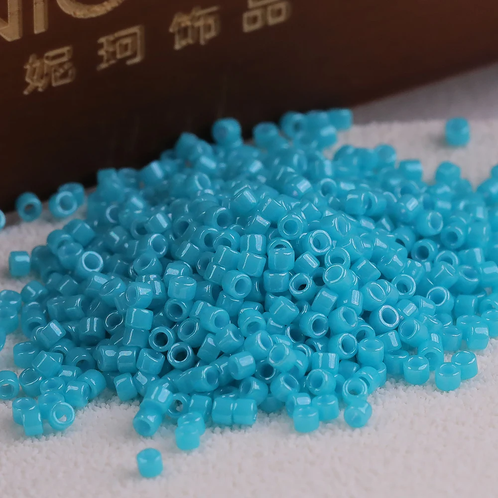 اليابان ميوكي ديليكا الخرز بريق قوس قزح اللون سحر صنع المجوهرات الخرز ل قلادة Diy بها بنفسك الملحقات #5