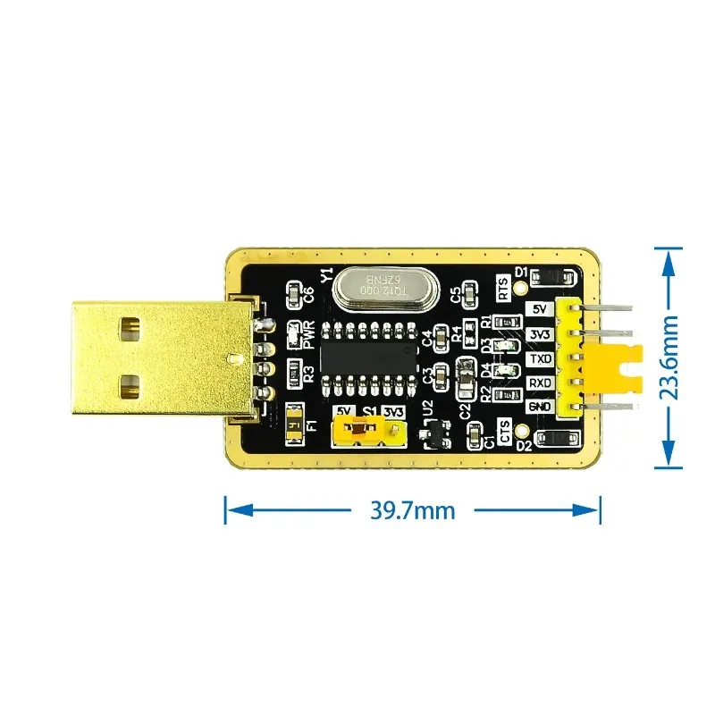 CH340 Module Instead of PL2303 CH340G RS232 To TTL Module Upgrade USB To Serial Port in Nine Brush Plate for Arduino