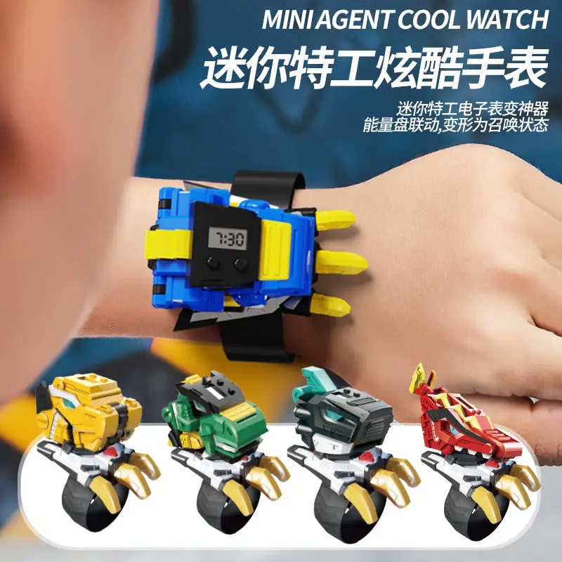 Miniforce X Watch Toy Super Dinosaur Power Mecha Deformation Robot Favorite Toy Gift Of Children Mini Secret Servic Movable Deco