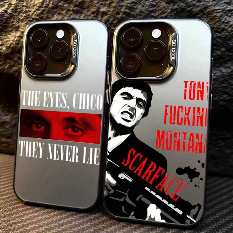 S-scarface Film classic Cover For Apple iPhone 17 Air 16E 16 15 14 13 12 mini Pro Max Plus Colorful Phone Case