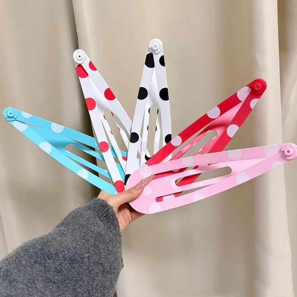 Polka Dot Extra-large Hair Clips 20cm Creative Backpack Decoration Hairpin Kawaii Novelty Hoodies BB Clip Children's Toys