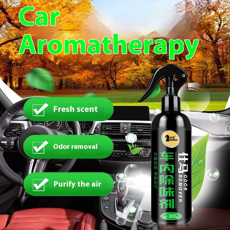 بخاخ احترافي لزيل رائحة السيارة - يدمير البكتيريا الرائحة بنسبة 99.9% - يزيل الدخان والغذاء ورائحة الحيوانات الأليفة - يدوم طويلاً #2