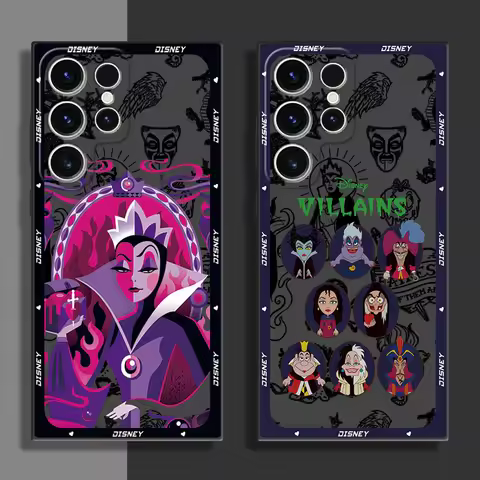 Disney Villain Queen Anime Phone Case for Samsung S21 S23 S22 S24 S25 Plus S21 S22 S23 S24 S25 Ultra S21 S23 S20 FE Matte
