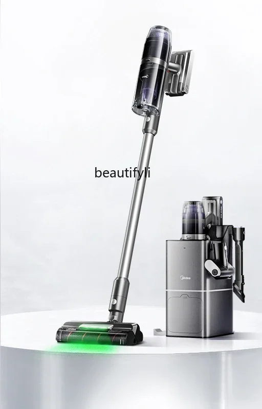 

Q9 Station green light vacuum cleaner household wireless automatic dust collection