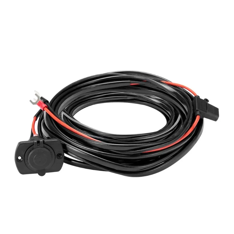 

6M car refrigerator wiring harness power cord, extension cable plug cable 12AWG copper wire