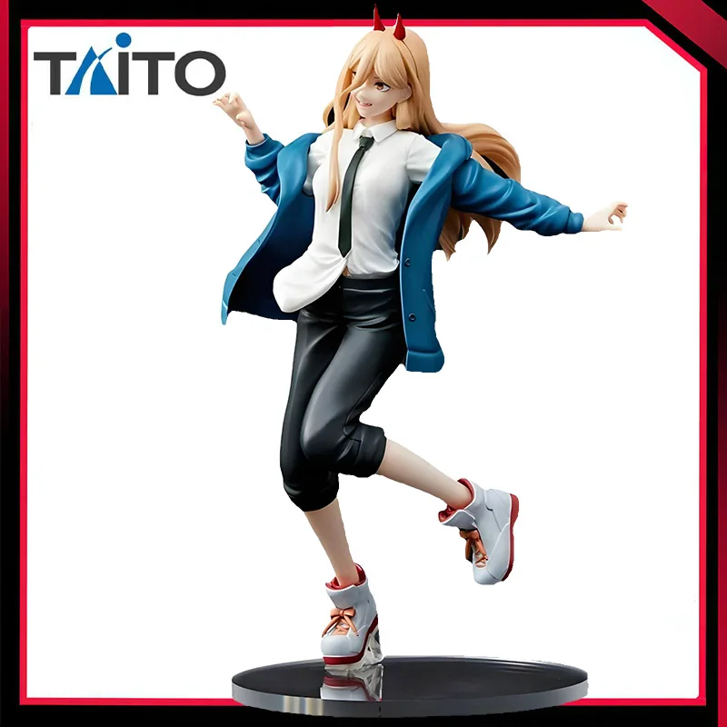 

TAiTO Original Genuine Chainsaw Man 18cm Power 22cm Action Figure Adult Collection Model Doll Toys Boy Statue Ornament in Stock