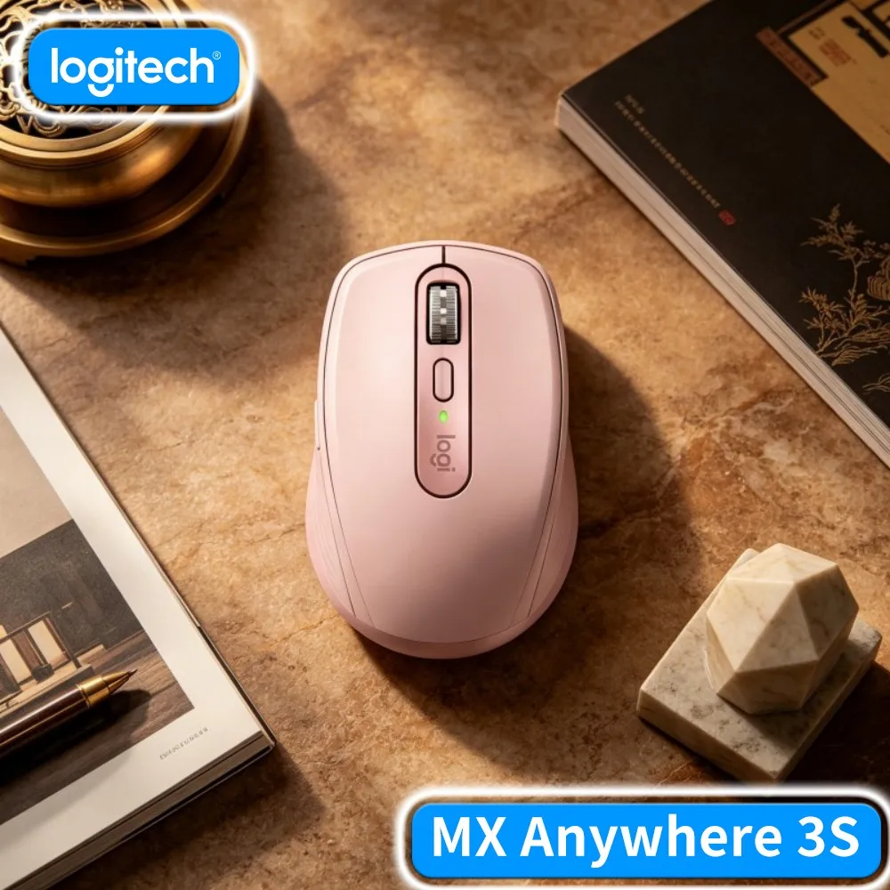 Logitech MX Anywhere 3S Dual Connectivity Mouse Bluetooth 2 4G Wireless Programmable Keys Long Runtime For Daily Business Tasks