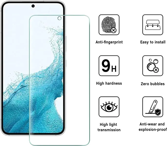 Закаленное стекло с полным покрытием для Samsung S21 S22 Plus S20 FE, Защита экрана для Samsung S21Plus S20FE, стекло