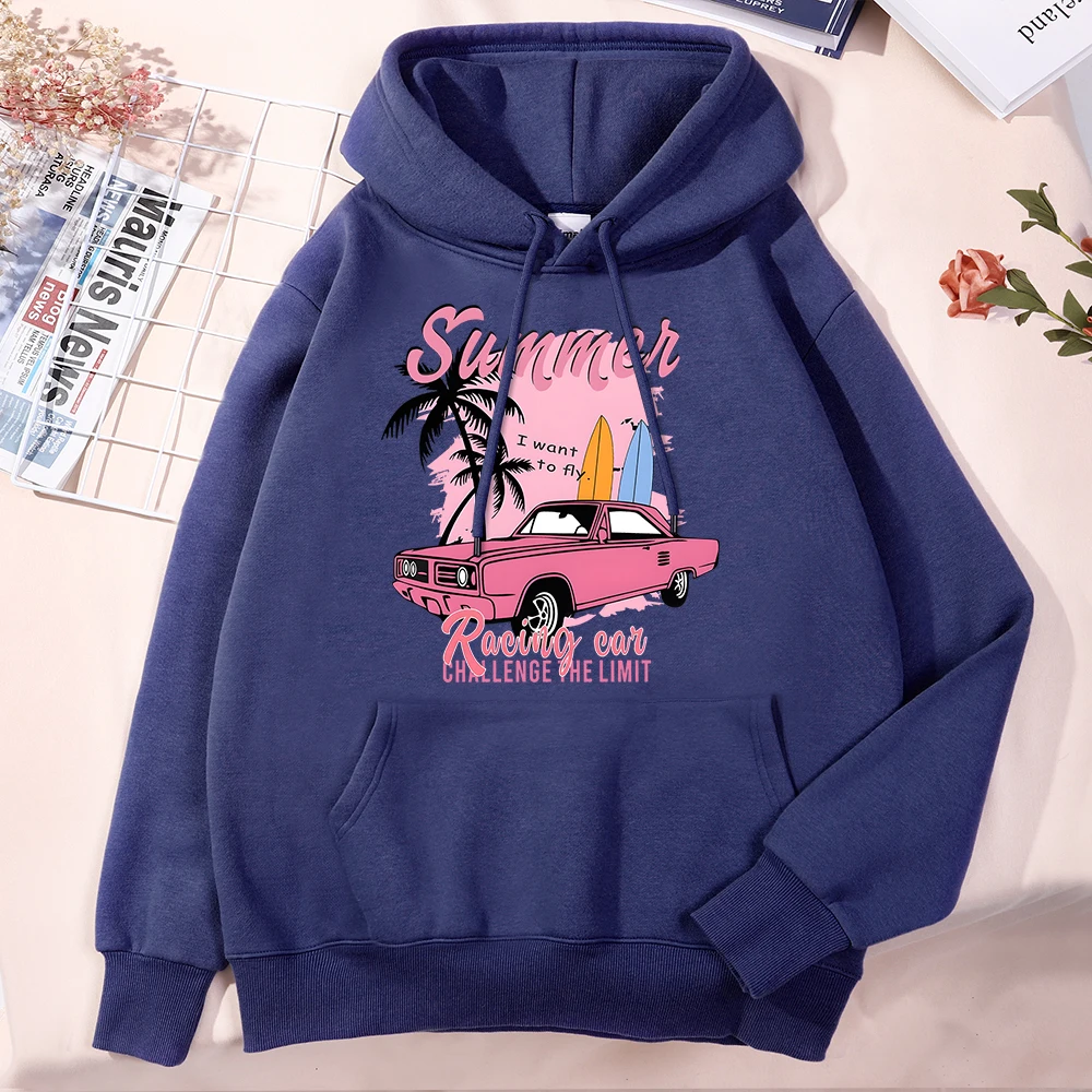 Summer Racing Car Challenge The Limit Man Hoodies Quality Graphics Clothes Breathable Vintage Clothing Casual Harajuku Hooded