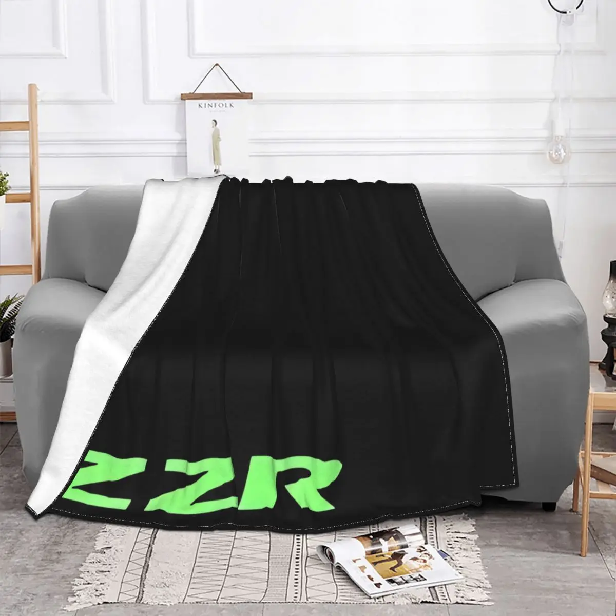 Bike Zzr1400 Zzr 1400 Motorcycle Moto 1 Home Blanket Throw Blanket Blankets And Blankets Throw Blanket