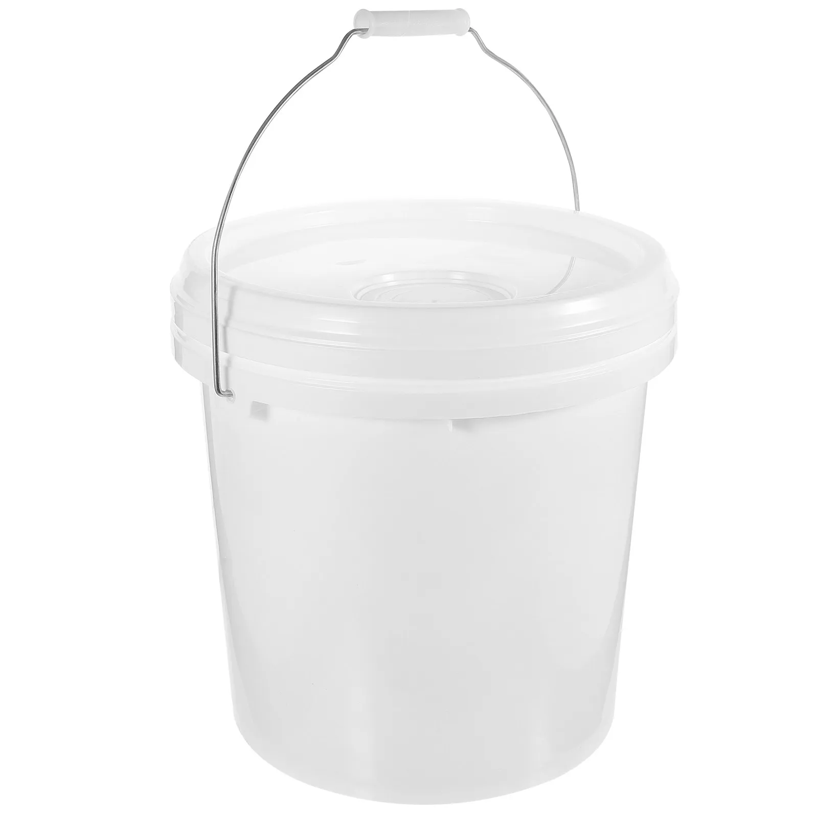 10L Paint Bucket Multipurpose Pigment Container with Lid Heavy Duty Storage for Paint Oil Water Wine Rustproof Handle