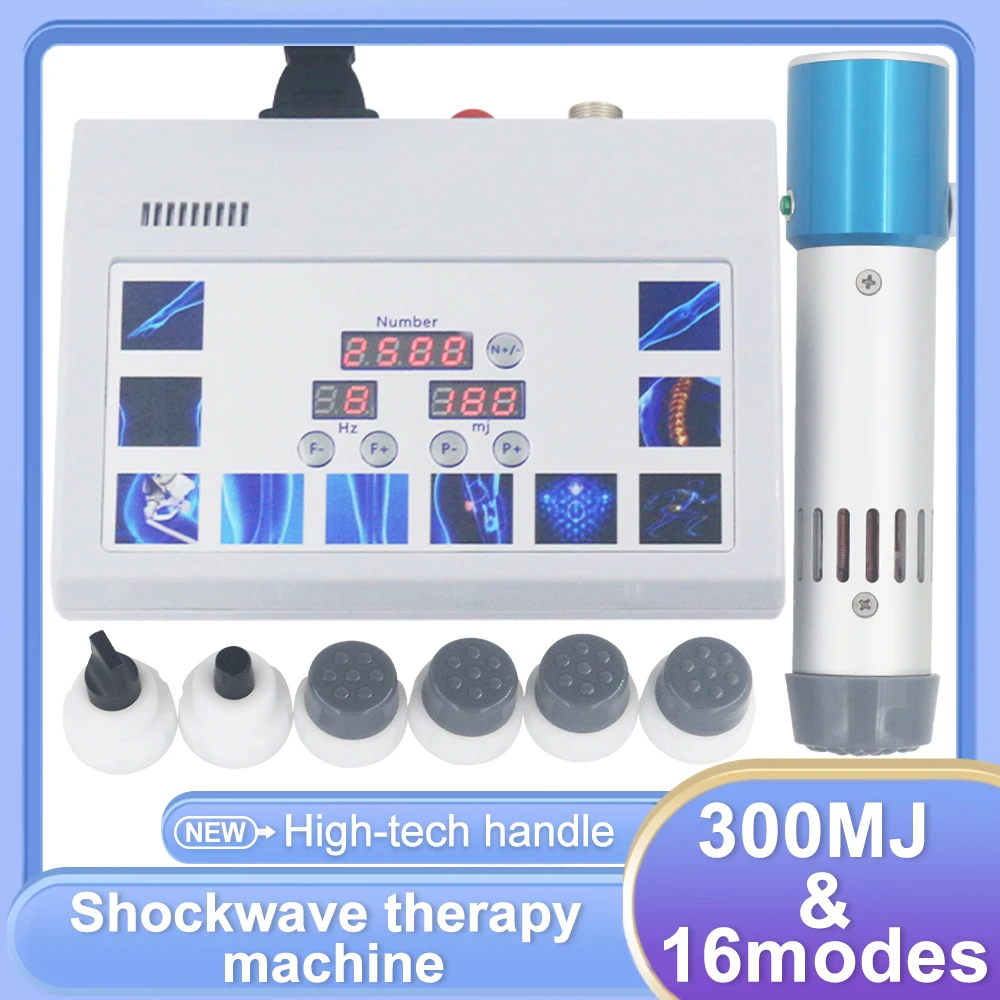 

Professional Shock Wave For ED Treatment Pain Relief Body Muscle Relaxation Massager Newest 300MJ Shockwave Therapy Machine 2025