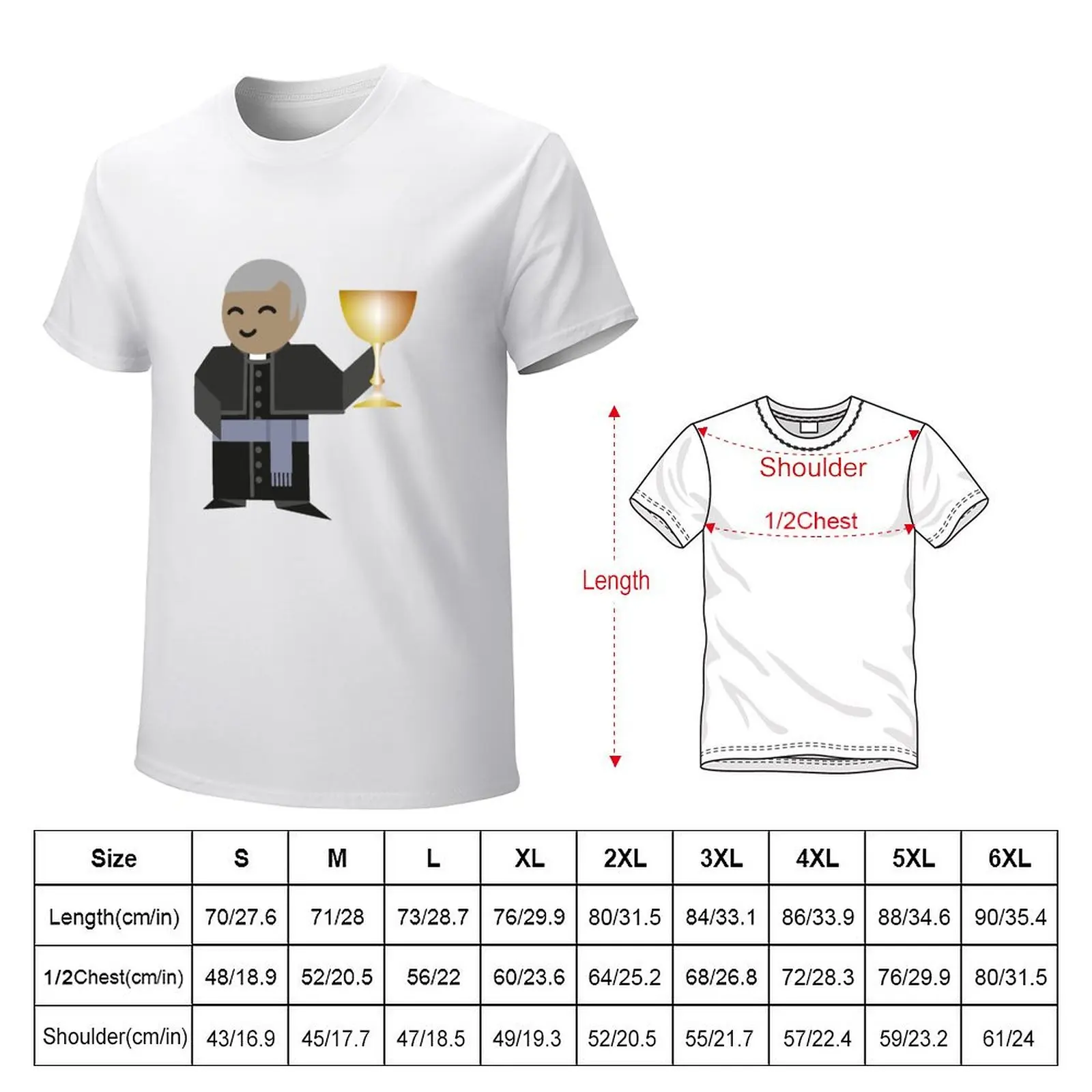 Work Character – Priest T-Shirt for a boy new edition men t shirts