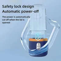 USB Personal Mini Juicer Cup Handheld Travel Blender Portable Single Double Cup for Water Bottles
