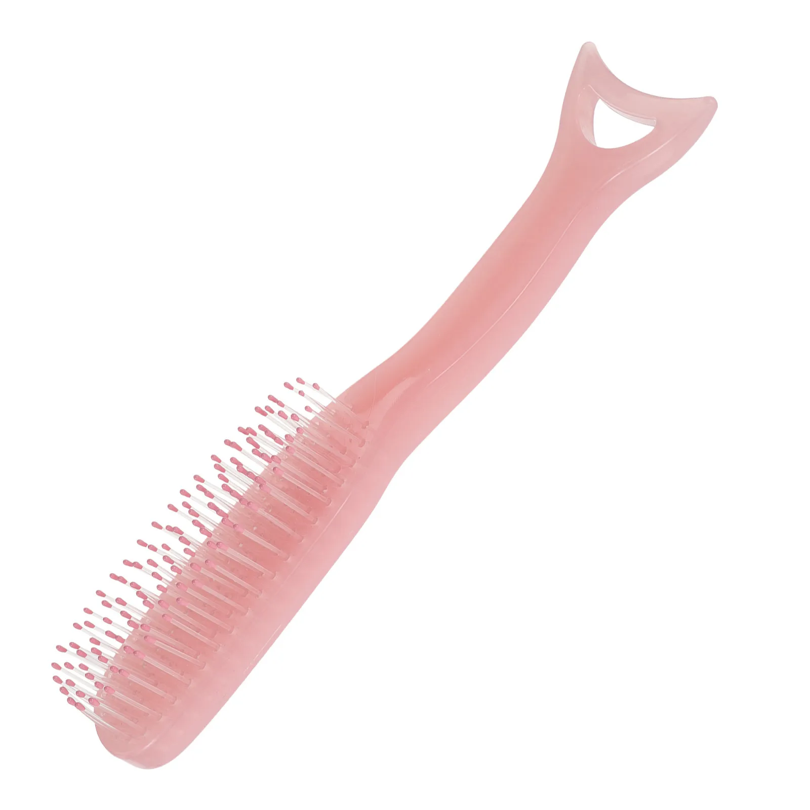 

Massage Comb Mermaid Design Pink Dual-Use Hair Styling and Scraping Tool with Comfort Grip for -Free