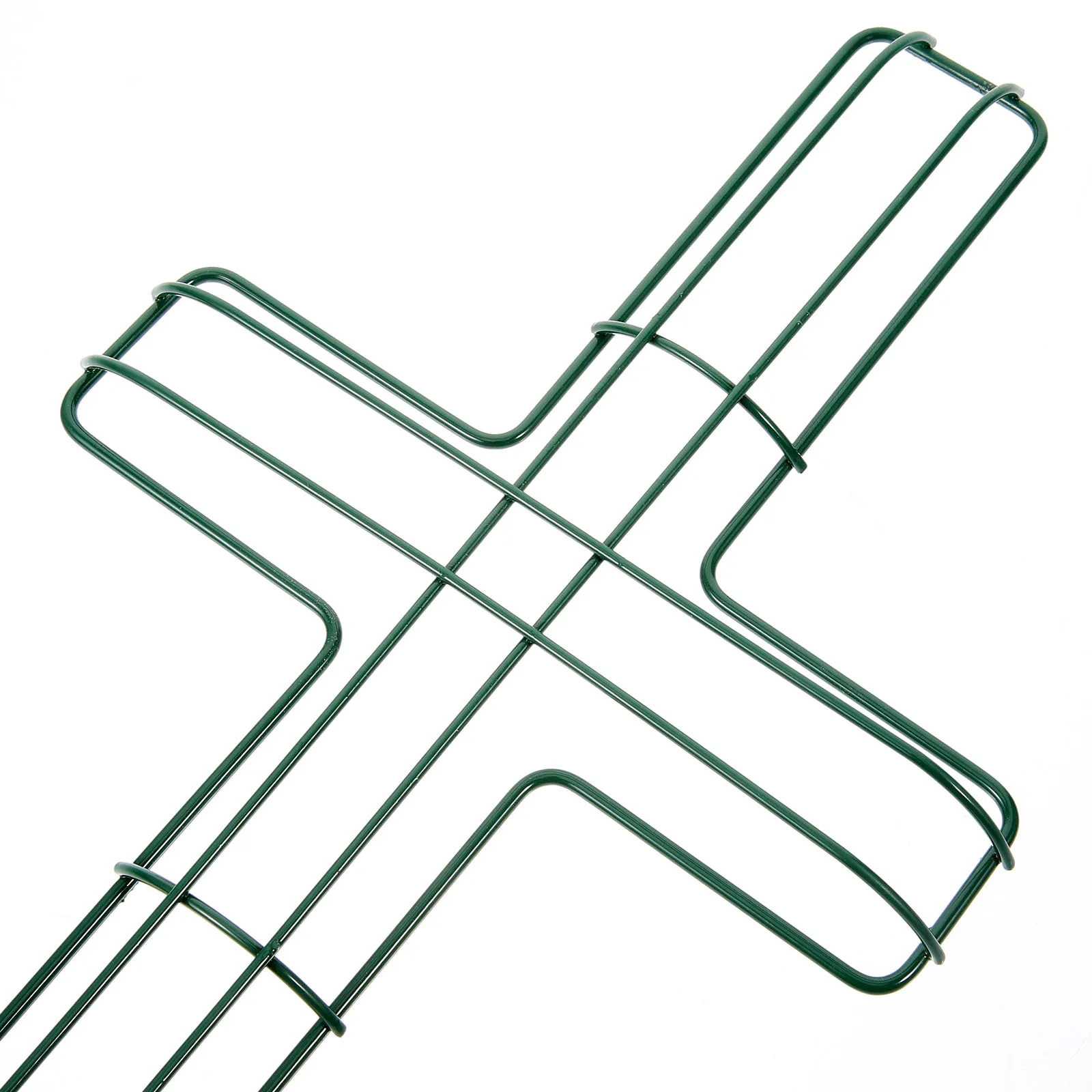 

Iron Wreath Frame 12 Inch Cross Shape Metal Wire Wreath Making Tool For Christmas Wedding Easter Decor Diy Floral Ring
