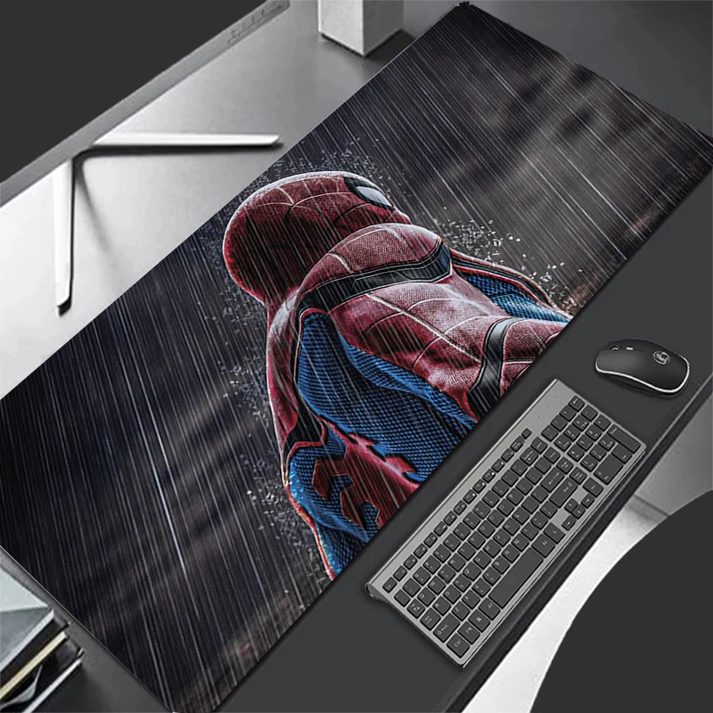 Large Mouse Pads Spider Man Multi-size Gaming Mouse Pad Deskpad With Stitched Edges And Non-Slip Rubber Base 900x400 Mouse Pad