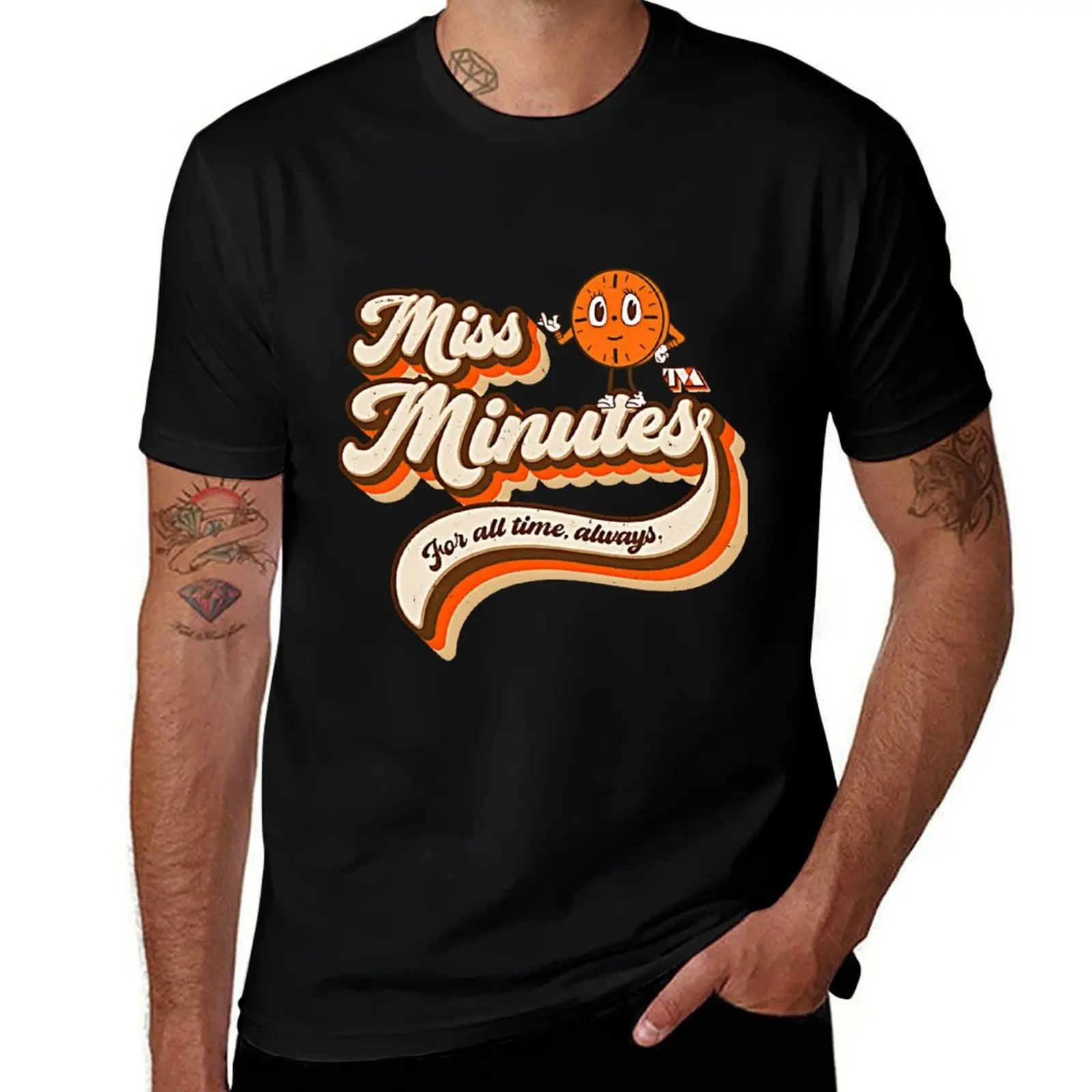 MISS MINUTES T-Shirt Casual Fashion Print Tee Top