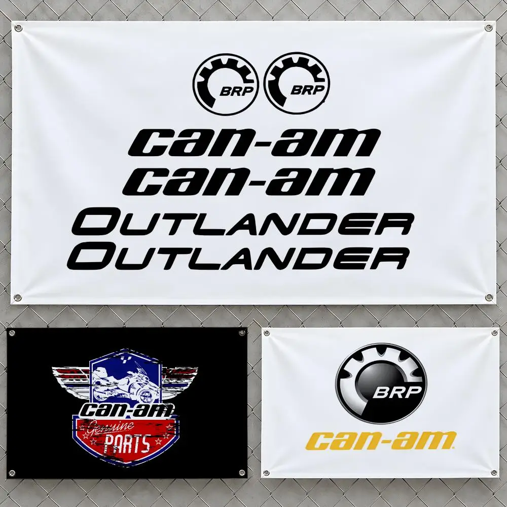 Brand C-Can-Am Maverick Defender ATV Flags Wall Hanging Flag Banners For Birthday Parties Outdoor Bedroom Dorm Room Decor
