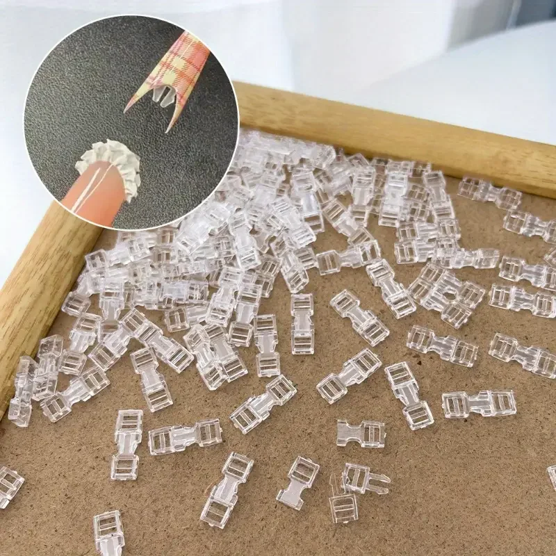 

Пряжка для наращивания искусственных ногтей, съемная защелка, прозрачный невидимый фиксатор для ногтей, инструменты для дизайна ногтей для украшения своими руками