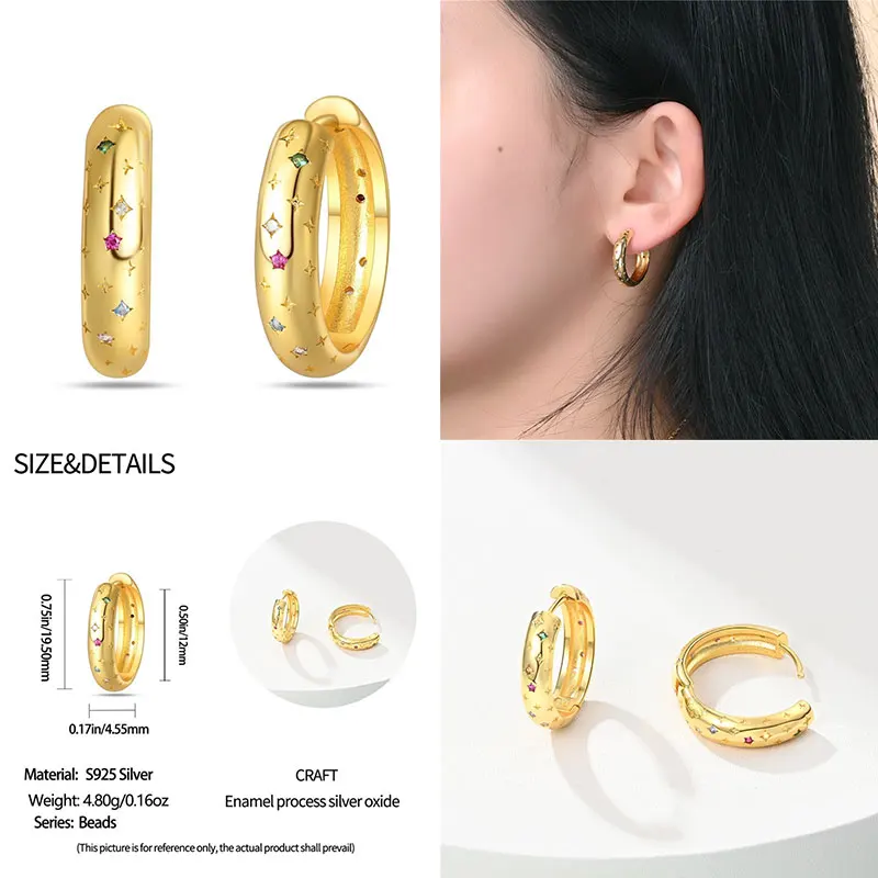 100% 925 Silver Gold Koi Ladybug Butterfly Ladies Earrings DIY Jewelry Making For Women Gift