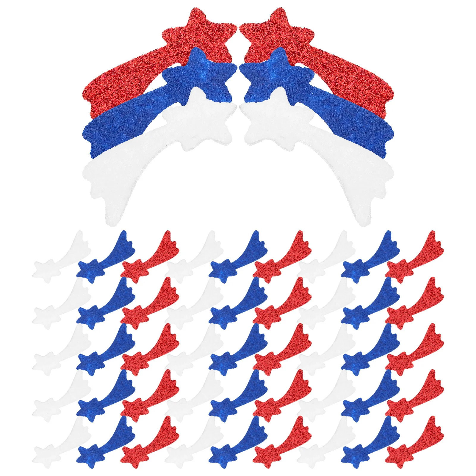 

Independence Day Confetti 1Set Star Shape Table Decoration for Party Festive Atmosphere DIY Projects Scrapbook Notebook