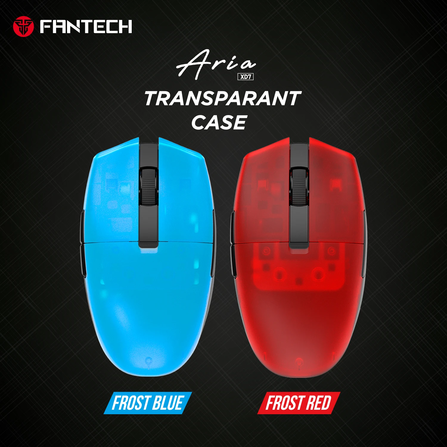 FANTECH MT01 Detachable Colored Shell Mouse Case For ARIA XD7 Mouse