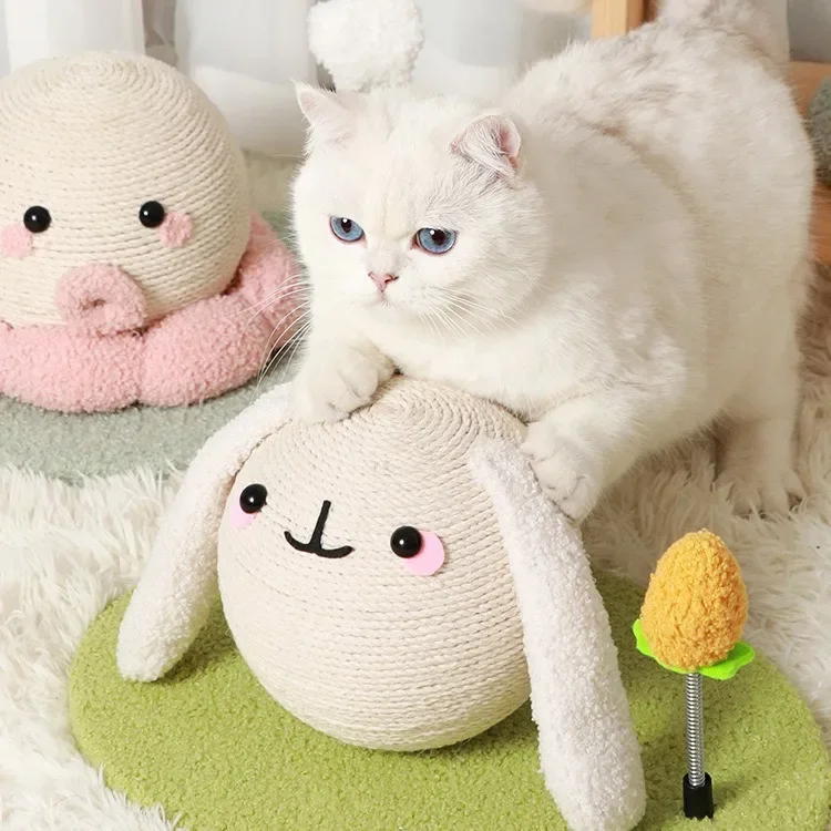Sisal cat scratching board, no crumbs, wear-resistant  claw board, scratching ball,  toy cross-border whole