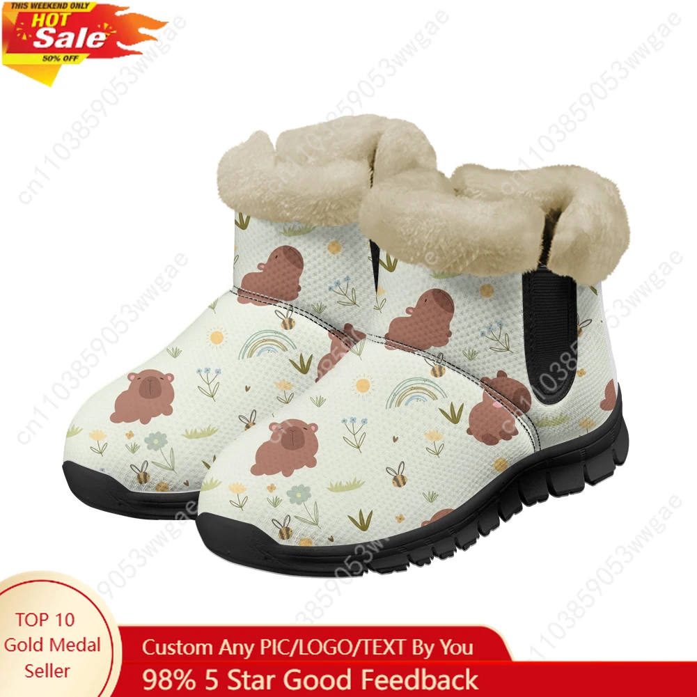 

Capybara Snow Boot Warm Boot Mens Womens Teenagers Shoes High Quality Casual Lightweight Couple Sneakers Tailor-made Sport Shoes