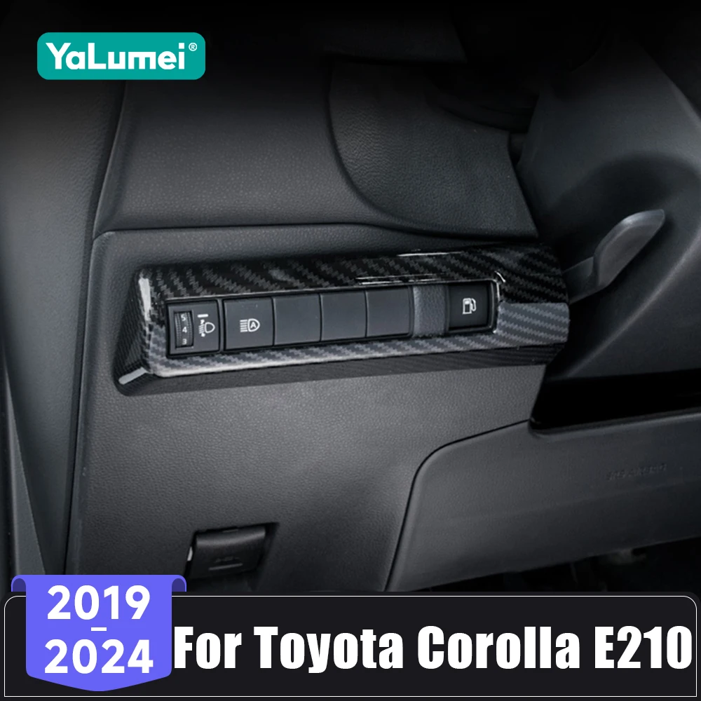 

Для Toyota Corolla E210 Hybrid 2019 2020 2021 2022 2023 2024 ABS автомобильная передняя фара, кнопка регулировки лампы переключателя, накладка
