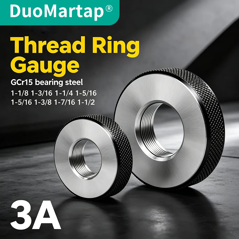 

1SET(1*GO+1*NOGO) 3A 1-1/8 1-3/16 1-1/4 1-5/16 1-3/8 1-7/16 1-1/2 UN/UNC/UNF/UNS/UNEF America Standard Fine Thread Ring Gauge