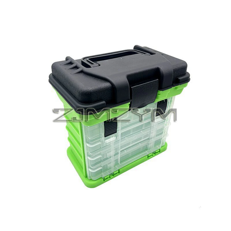 27x17x26cm 4-layer Multifunctional Fishing Gear and Bait Storage Tool Box Accessories Fishing Tackle Fishing Equipment