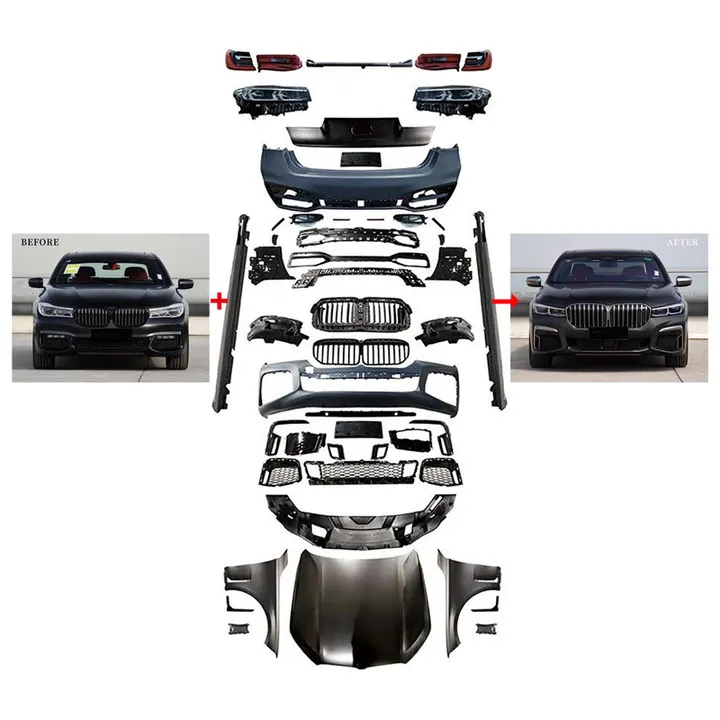 

High-Quality Refurbish-Ready ForBMW 7 Series G11/G12 LCI Luxury Style PP Body Kit (2012-2016 to 2020-2022)