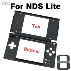 1Pcs Top Bottom Frame For DS Lite Upper Lower Screen Frame For NDSL Shell Black Screen Inner Frame Replacement Part